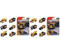 Majorette - Volvo Construction Premium, Mezzi da Cantiere in Metallo pressofuso, Scala 1:64, Assort. 6 differenti modelli, Con Parti Mobili, ASSEGNAZIONE CASUALE, + 3 Anni, 8503100000