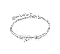 Majorica 16037.01.2.000.010.1 Women's Bracelet - Rhodium-Plated Silver, Simulated Pearls