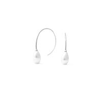 Majorica Elixa Earrings 16578.01.2.000.010.1 - 925 Silver, 12mm White Pearl, Rhodium Finish
