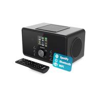 MAJORITY Bard 100W Radio DAB+ WiFi con Bluetooth e Subwoofer Integrato 2.1 | Internet Radio Digitale con Spotify Connect, FM, Podcast, Sveglia e Telecomando