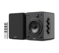Majority D50X Casse Bluetooth per PC attive amplificate 2.0 da 60W | Altoparlanti Hi-Fi con HDMI ARC e AUX | Diffusori acustici da scaffale Bluetooth 5.3 (Nero)