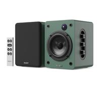 Majority D50X Casse Bluetooth per PC attive amplificate 2.0 da 60W | Altoparlanti Hi-Fi con HDMI ARC e AUX | Diffusori acustici da scaffale Bluetooth 5.3 (Verde)