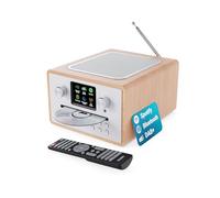 Majority Homerton 2 Internet, DAB, radio FM e lettore CD | 40 preset radio | Plug and Play universale | Spotify & Podcast | Radio Dab con Bluetooth, radio Wi-Fi, radio Internet | Oak