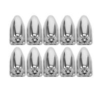 MAJORMENCH 10 Pezzi Tiranti per Tamburo in Metallo, Accessori per Strumenti a Percussione, Capocorda Regolabili per Rullante Compatibili Vari Modelli, Supporto Stabile e Installazione