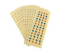 MAJORMENCH 10pezzi Adesivi Per Scale Musicali Ukulele Facili Da Usare Guida Introduttiva Per Principianti Materiale Resistente e Anti-sudore Per Apprendimento e Pratica Della Tastiera