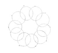 MAJORMENCH 10pezzi Cordine Di Ricambio Per Chitarra b Corda Di Ricambio in Acciaio Per Chitarra Acustica Accordatura Stabile Per Vari Generi Musicali