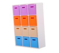 MAJORMENCH 1set Miniature Scaffali e Scatole Per Bambole Kit Di Cassetti Diy Per Organizzazione e Decorazione Della Casa Delle Bambole Per Gioco e Interazione Genitore-figlio