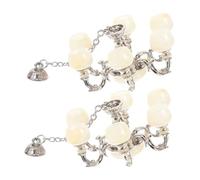 MAJORMENCH 2 Miniature Hanging Lamp Decor For Dollhouse Retro Pendant Ceiling Lights For DIY Furniture And Toy House Scenes