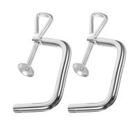 MAJORMENCH 2pezzi Clip di Fissaggio per Macchina per Pasta Morsetto Metallico Resistente per Riparazioni Facili e Manutenzione Rapida Accessorio di Ricambio per Pasta Maker Manuale