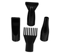 MAJORMENCH 4 Pezzi Diffusore per Asciugacapelli in Abs Ugelli a Pettine e Rotondi, Accessorio per Toelettatura Cani e Gatti, Ricambi per Phon Adatti a Uso Domestico e Professionale