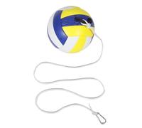 MAJORMENCH Allenatore di Pallavolo Individuale con Corda Regolabile, Palla da Allenamento Indoor Morbida e Resistente a Tre Colori, Ausilio per Esercizi di Battuta e Controllo per Giovani