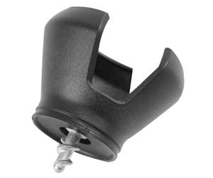 MAJORMENCH Ball Gripper Ball Grabber, Set 3 Pezzi Raccoglipalle da Golf Portatile, Plastica Nero, Adattabile a Qualsiasi Manico, Riduce la Pressione alla Schiena, con Viti Incluse per Campo