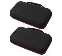 MAJORMENCH Borsa Portamicrofono Portatile in Eva 2 Pezzi Protezione Antiurto e Zip, Custodia Compatta per Microfono Wireless da Viaggio, Comoda e Resistente per Amici e Famiglia