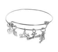 MAJORMENCH Bracciale Laurea Regolabile in Resistente con Incisione Motivazionale Maturità Decorativo per e Ragazze Adatto Polsi Diverse Dimensioni