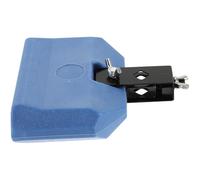 MAJORMENCH Campanaccio per Tamburo Latin Percussion in Plastica e Metallo Blu Morsetto e Martello, Accessorio Percussioni Latino Leggero e Portatile per Set di Batteria e Supporto