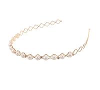 MAJORMENCH Cerchietto Per Sposa Con Perle e Strass Elegante Headband Per Matrimonio Accessori Per Damigelle e Cerimonie Design Sicuro e Confortevole Per Look Da Favola