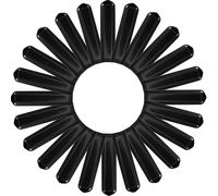 MAJORMENCH Copri Maniglia Leva Rubinetto in PVC Nero 20 Pezzi, Ideale per Valvole a Sfera e Rubinetti Esterni, Forma Piatta