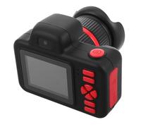 MAJORMENCH Fotocamera Digitale per Doppia Lente Videoregistrazione Hd Design Robusto e Interfaccia Semplice Giocattolo per Ragazzi e Ragazze Nero
