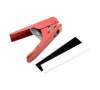 MAJORMENCH Kit per Chitarra Fai da Te Punzone Metallico per Plettri Personalizzati, Perforatore per Plettro di Basso Molla Resistente, Utensile Professionale per Accessori Chitarra e Basso