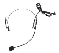 MAJORMENCH Microfono Auricolare Wireless per Insegnanti Segnale Stabile e Struttura Leggera in Abs, per Presentazioni e Lezioni su Palco