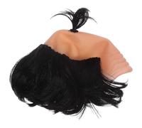 MAJORMENCH Parrucca Calva da Cavaliere Samurai per Cosplay Accessorio per Giochi di Ruolo Leggero e Anallergico Decorazione Divertente per Feste e Festival Materiale Resistente e Comodo