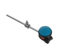 MAJORMENCH Pelle in Silicone per Martelletto per Batteria Grancassa, Testa in Gel di Silice Blu Albero in Acciaio Inox, Accessorio per Pedali Grancassa Adatto a Vari Stili Musicali