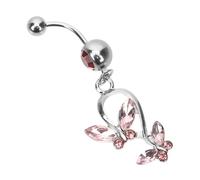 MAJORMENCH Piercing in Acciaio Chirurgico Pendenza Forma Di Farfalla Decorazione Per Adatto Per Donne Moderne