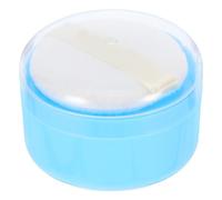MAJORMENCH Porta Talco Plastica e Cotone Tessile Portatile per Ragazzo Ragazza con Piumino Comodo Design Semplice e Pratico per Uso Quotidiano a Casa