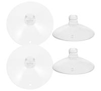 MAJORMENCH Supporto a Ventosa in Gomma per Chitarra 4 Pezzi, Ventose di Ricambio per Supporto Chitarra Trasparenti Diametro 40mm, Accessori Portatili per Strumenti Musicali, Facili