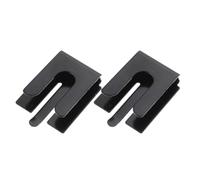 MAJORMENCH Supporto Radio Cb in Metallo 2 Pezzi Clip Adesiva per Microfono a Mano, Gancio per Radioamatori, Accessori per Radio Mobile senza Fori, Installazione Semplice e Stabile per