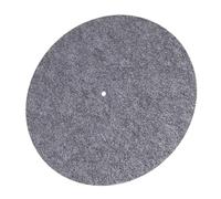 MAJORMENCH Tappetino in Panno Antivibrazione per Giradischi Protezione Dischi in Vinile con Assorbimento Vibrazioni Design Elegante Grigio Accessorio Audio Versatile e Durevole
