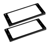 MAJORMENCH Telai per Pickup Chitarra Elettrica Set da 2 Pezzi, Cornici di Protezione in Plastica Nere Leggere e Resistenti, Ricambi Strumenti Musicali per Sostituzione Rapida e Uso Prolungato