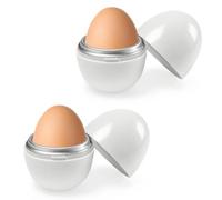 MAJOYLIFE Cuociuova per microonde, set da 2 pezzi per 1 uovo, 2 in 1