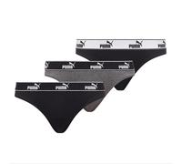Majtki damskie Puma STRING 3-PACK czarne 93533701 r XS