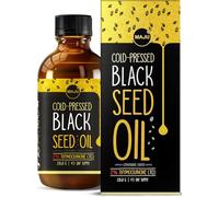 MAJU Black Seed Oil - 3 Times Thymoquinone, Cold-Pressed, 100% Turkish Black Cumin Seed Oil, Liquid Pure Blackseed Oil, Glass Bottle, 8 oz