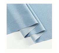 MaJu Tessuto Denim Micro Elasticizzato Tessuto Denim Lavato Tessili per la Casa Tessuti di Jeans Sottili di Stilista Materiale per Cucire Quilt（Larghezza 148 cm）(Color:Azzurro)