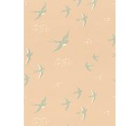 Majvillan Carta da parati Follow the Wind - Blush Beige