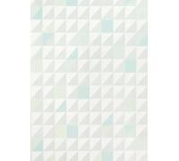 Majvillan Carta da parati Katinka - Grey/ Turquoise/ Green/ Cream White