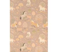 Majvillan Carta da parati My Sweet Pony - Old Lilac