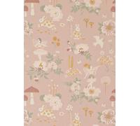 Majvillan Carta da parati Old Garden - Dusty Rose