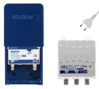 MAK 100 Kit Amplificatore Antenna TV da palo 1UHF 10-25db 107dBmV 24V per