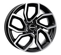 Cerchio in lega MAK APOLLO 16X6,5 ET32 4x108 Black Mirror