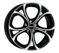 CERCHIO IN LEGA MAK LARIO PER ALFA ROMEO TONALE 7.5X17 5X110 BLACK MIRROR 9D4