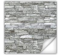 MAKA 12 Piastrelle Murali Adesive 3D Mattoni Bianchi Schiuma Impermeabile Pannel