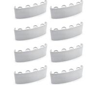 MAKA Applique da Esterno Interno Led da Parete 24W Lampade da Muro Plafoniera Moderna Luci Up Down 2400 Lumen Ip65 Impermeabile Fascio Luce Durata Illuminazione 40 mila ore (x8 Bianco, 6500K)