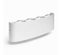 MAKA Applique LED 24W Doppia Luce IP65 Esterno 3 Colori Facile Montaggio Bar