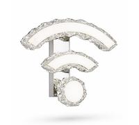 MAKA Applique LED Cristallo Moderna Forma WiFi 3000K-6500K Lampada Parete
