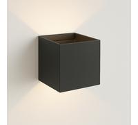 MAKA Applique LED Cubo 12W IP65 Interno Esterno Moderna Bianco Nero Grigio