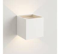 MAKA Applique LED Cubo 12W IP65 Interno Esterno Moderna Bianco Nero Grigio