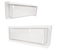 MAKA Applique LED da Esterno 15W 30W IP65 Nero Bianco Parete Basso Consumo
